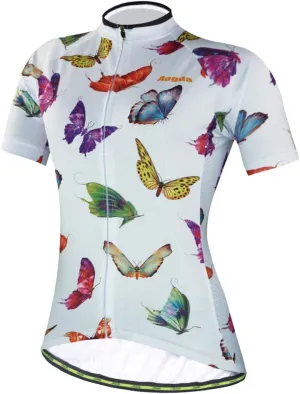 Aogda Cycling Jerseys Women Bike Shirts Bicycle Tops Ladies Biking Clothing Short Sleeve