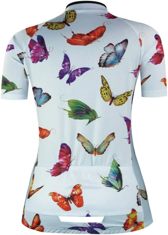 Aogda Cycling Jerseys Women Bike Shirts Bicycle Tops Ladies Biking Clothing Short Sleeve
