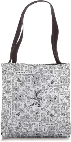 Archaeology Archaeologist Mayan Calendar Pattern White Tote Bag