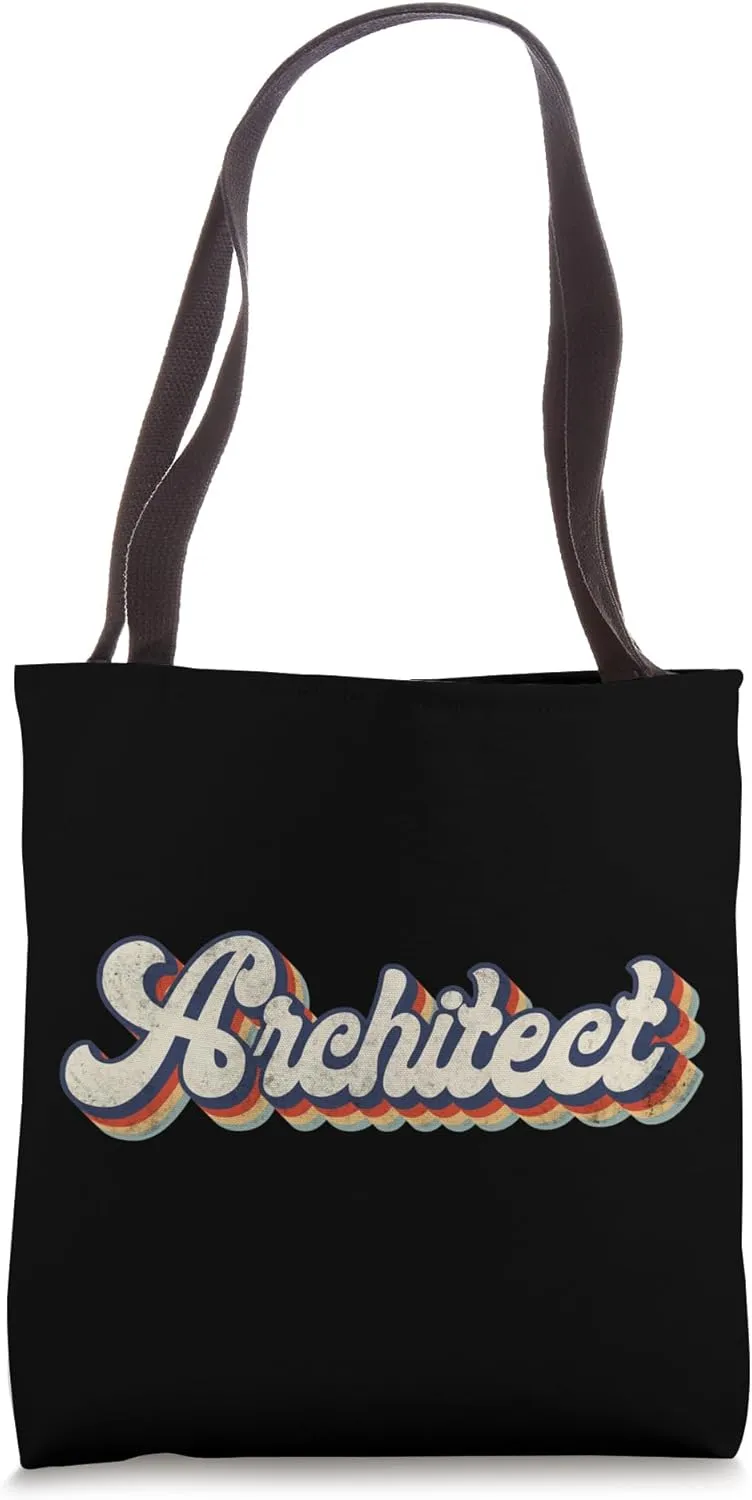 Architect Student Architecture Retro Vintage Architect Tote Bag