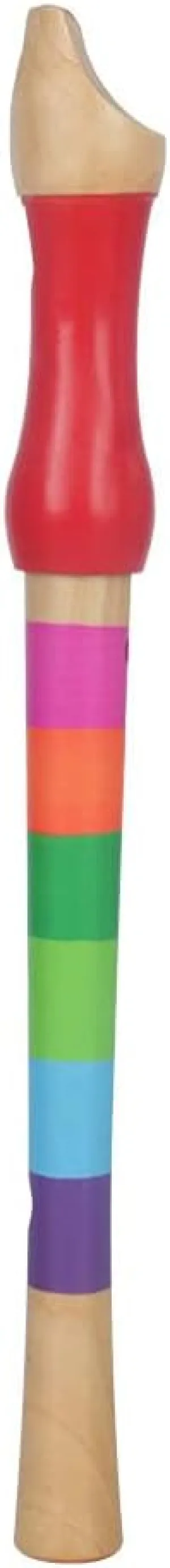 ARTIBETTER Wooden Kid Flute Musical Instrument Early Education Develop Recorder Woodwind Musical Educational Toy for Children Rainbow Color