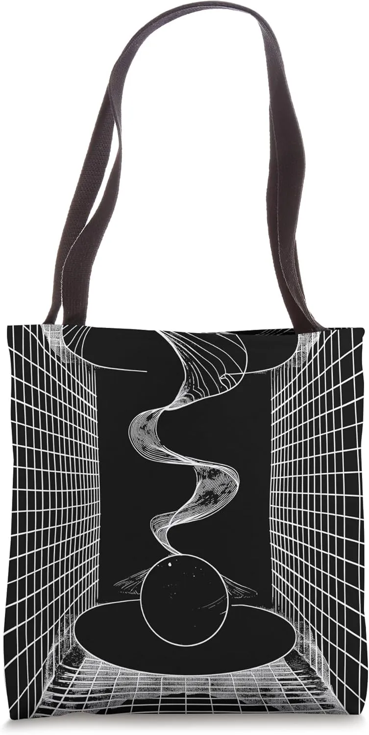 Astrophysics Artistic Wormhole Space Travel Physics Diagram Tote Bag