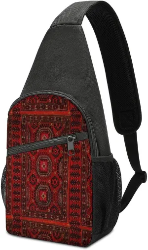 Autism Awareness Watercolor Splatter Simple And Atmospheric Large Capacity Chest Bag