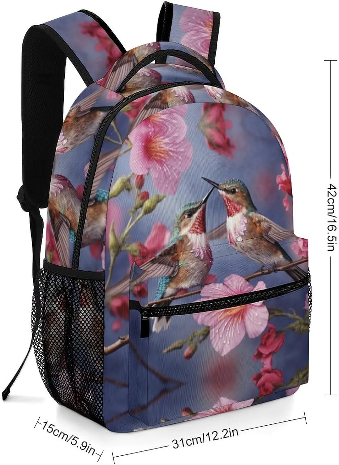 Backpacks Humming Birds With Travel Bag Laptop Backpack Casual Daypack for Weekender Business Hiking