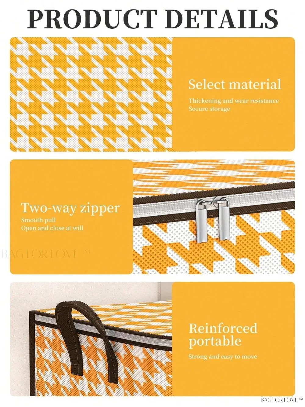 BagForLove - Home Essentials Organizer - Clothing and Sundries