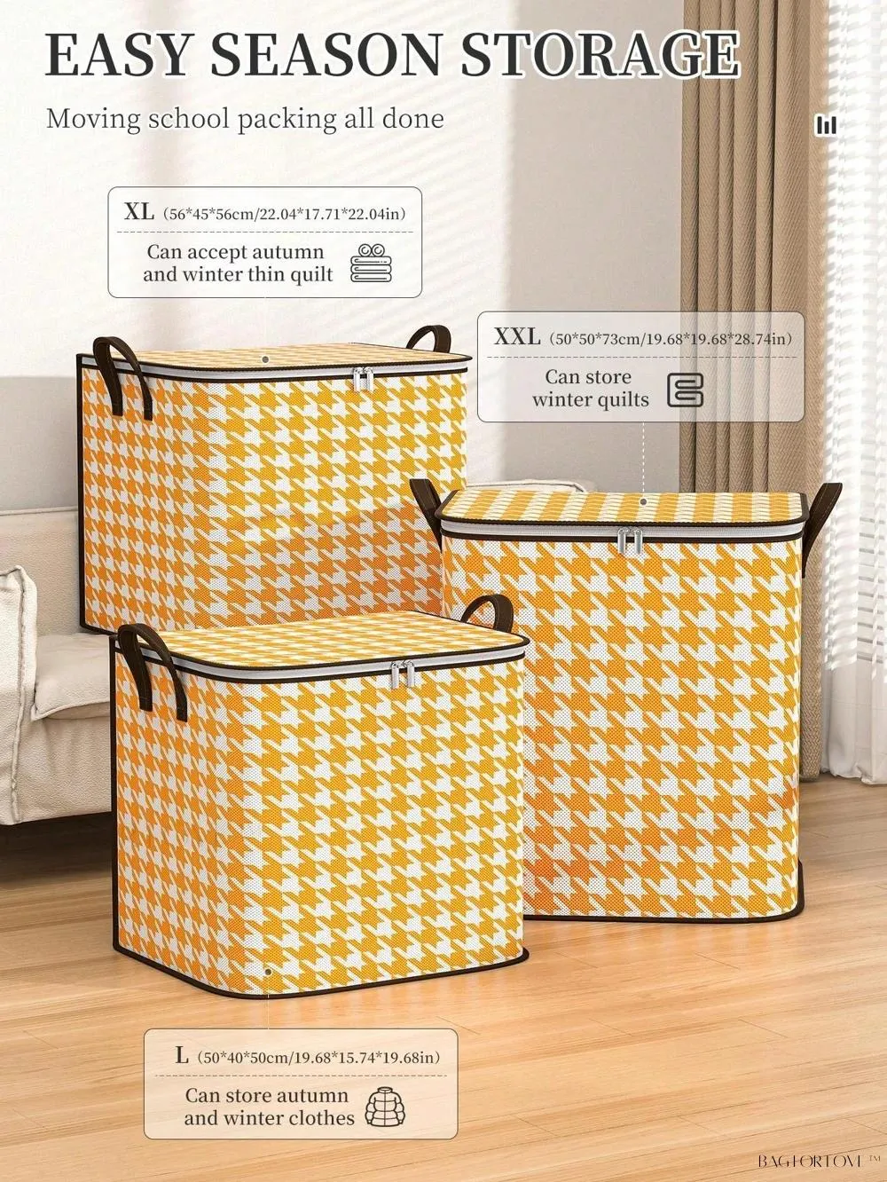 BagForLove - Home Essentials Organizer - Clothing and Sundries