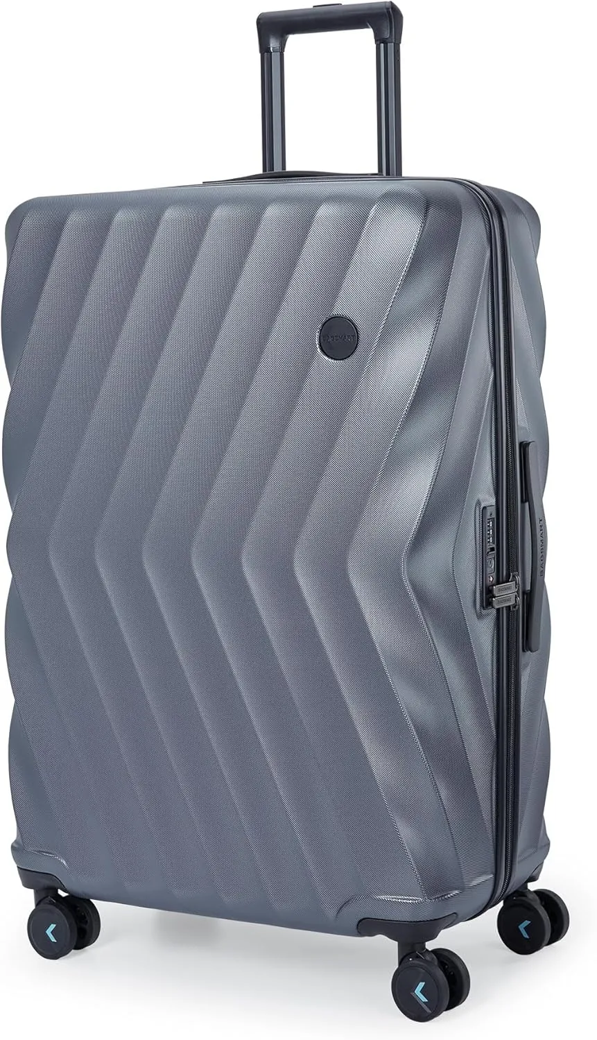 BAGSMART 28 Inch Luggage with Spinner Wheels, Polycarbonate Hardside Suitcase with TSA Lock, Lightweight Rolling Travel Luggage for Men Women, Charcoal Grey