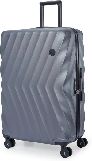 BAGSMART 28 Inch Luggage with Spinner Wheels, Polycarbonate Hardside Suitcase with TSA Lock, Lightweight Rolling Travel Luggage for Men Women, Charcoal Grey