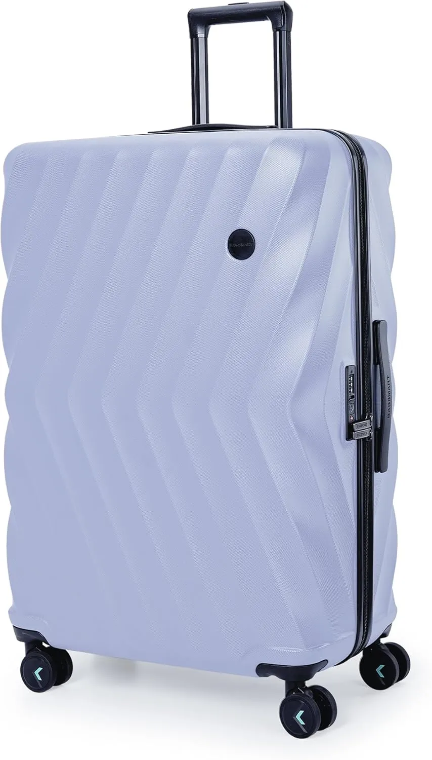 BAGSMART 28 Inch Luggage with Spinner Wheels, Polycarbonate Hardside Suitcase with TSA Lock, Lightweight Rolling Travel Luggage for Men Women, Lilac Purple