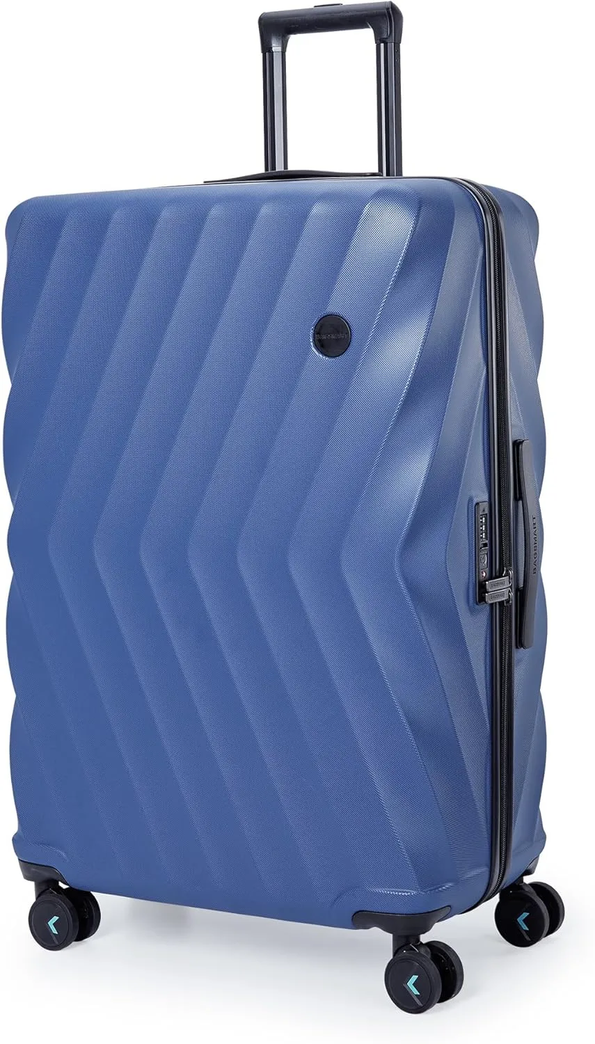 BAGSMART 28 Inch Luggage with Spinner Wheels, Polycarbonate Hardside Suitcase with TSA Lock, Lightweight Rolling Travel Luggage for Men Women, Navy Blue