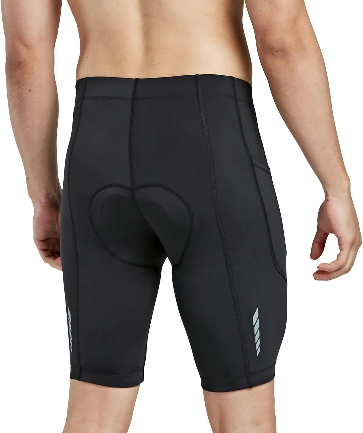 baleaf Men's Padded Bike Shorts Cycling Road Biking Riding Bicycle Cycle Wear Pockets UPF 50  MTB Accessories Tights