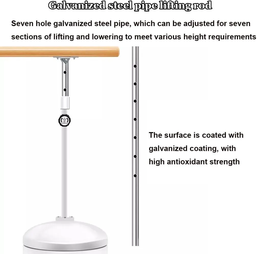 Ballet Barre Portable for Adults and Student, Adjustable Ballet Bar, Freestanding Barre Equipment for Home Exercise (A3 1.5M/5FT)