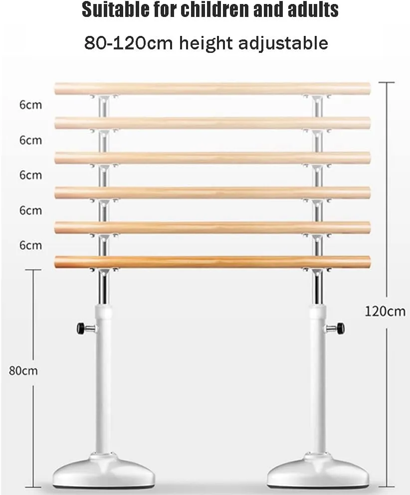 Ballet Barre Portable for Adults and Student, Adjustable Ballet Bar, Freestanding Barre Equipment for Home Exercise (A3 1.5M/5FT)