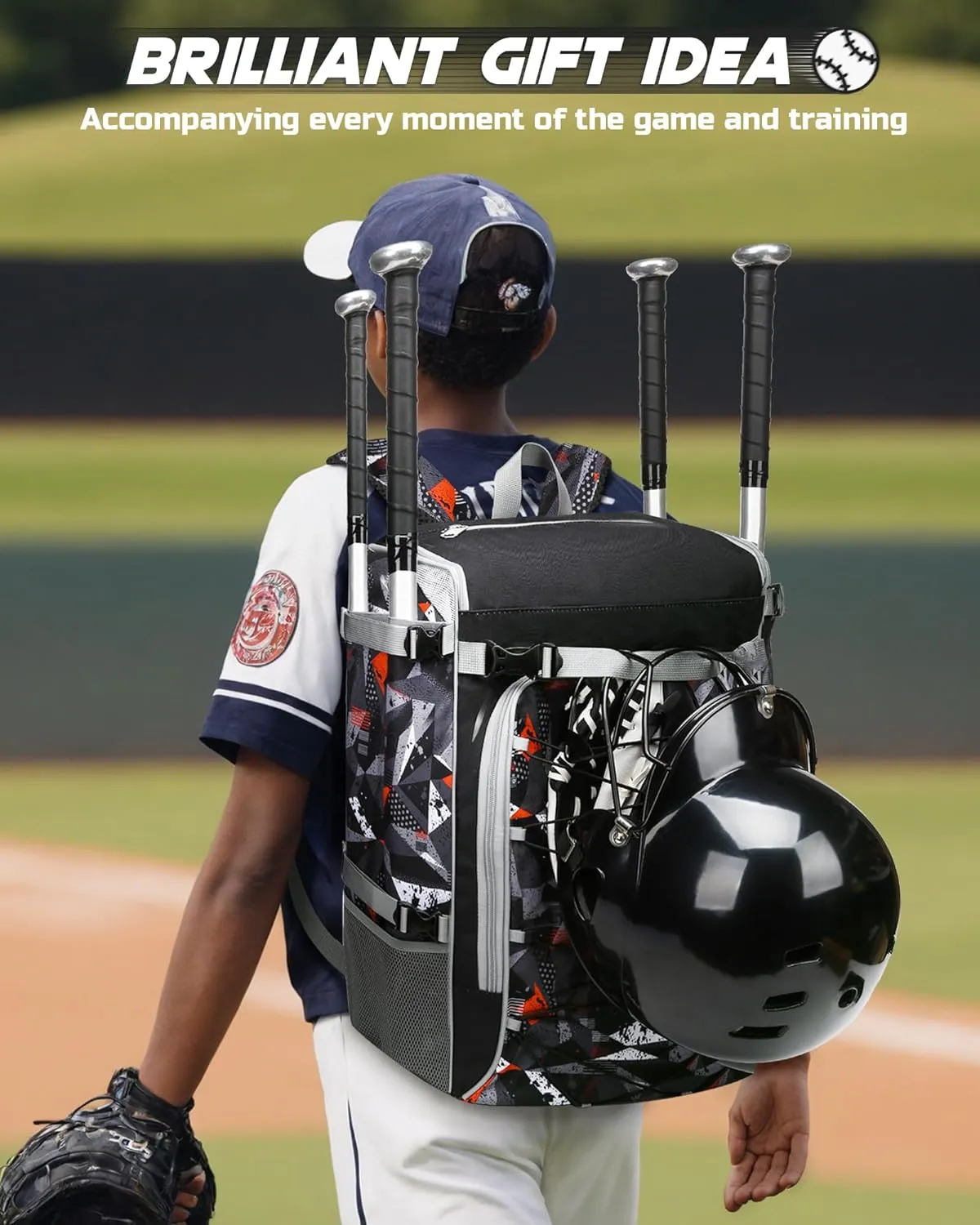 Baseball Softball Catchers Gear Bag for Helmet Chest Protector Leg Guards Cleats Large Baseball Softball Bat Backpack for Boys Girls Catchers Equipment Bag for Youth Adult