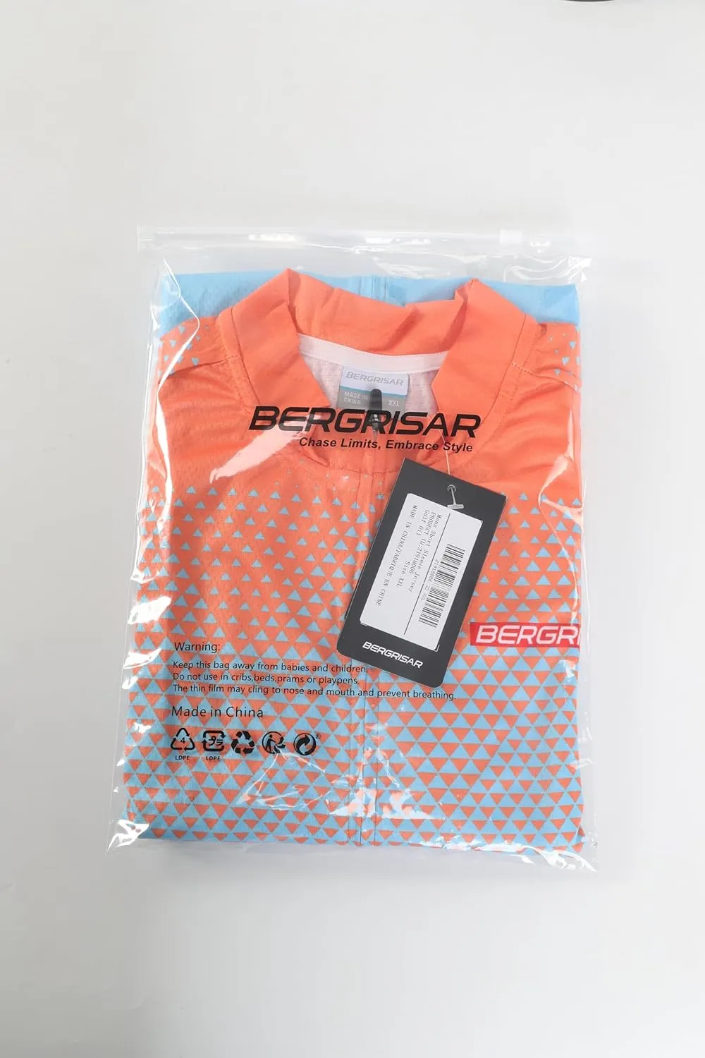 BERGRISAR Men's Cycling Jerseys Short Sleeves Bike Shirt