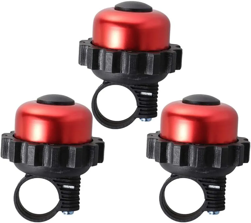 BESPORTBLE 3Pcs Bicycle Bell Rotating Cycle Bell Cycling Horn Bike Accessories