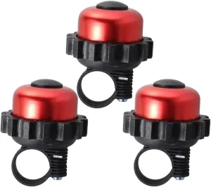BESPORTBLE 3Pcs Bicycle Bell Rotating Cycle Bell Cycling Horn Bike Accessories