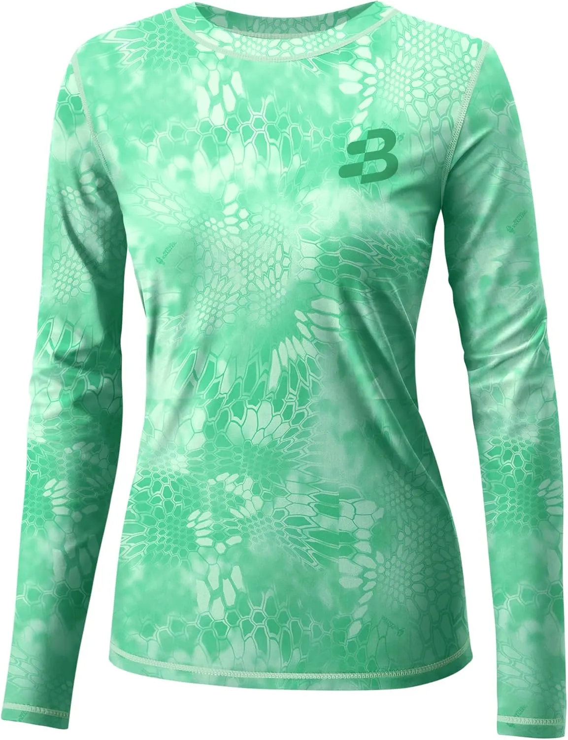 BesserBay Women’s UPF 50  Long Sleeve Rash Guard Sun Protection Outdoor Performance Shirts for Hiking Swim Fishing