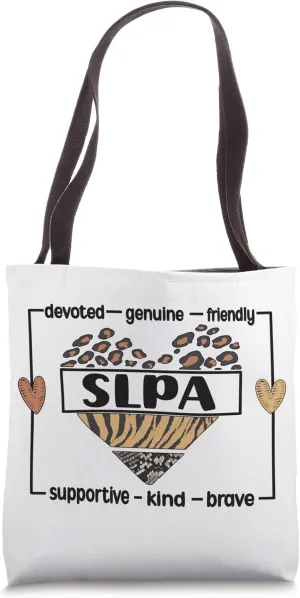 Best SLPA Speech-Language Pathology Assistant Tote Bag