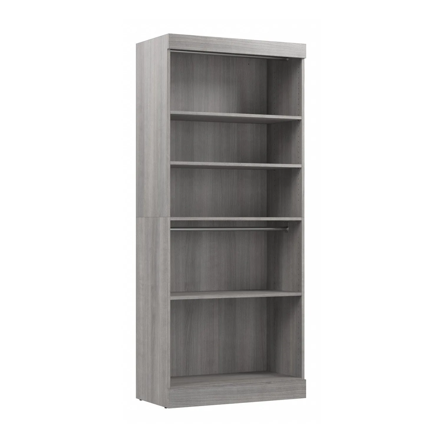 Bestar Pur 36 W Closet Organizer - Platinum Grey|Organisateur de garde-robe Pur de Bestar de 36 po (L) - gris platine