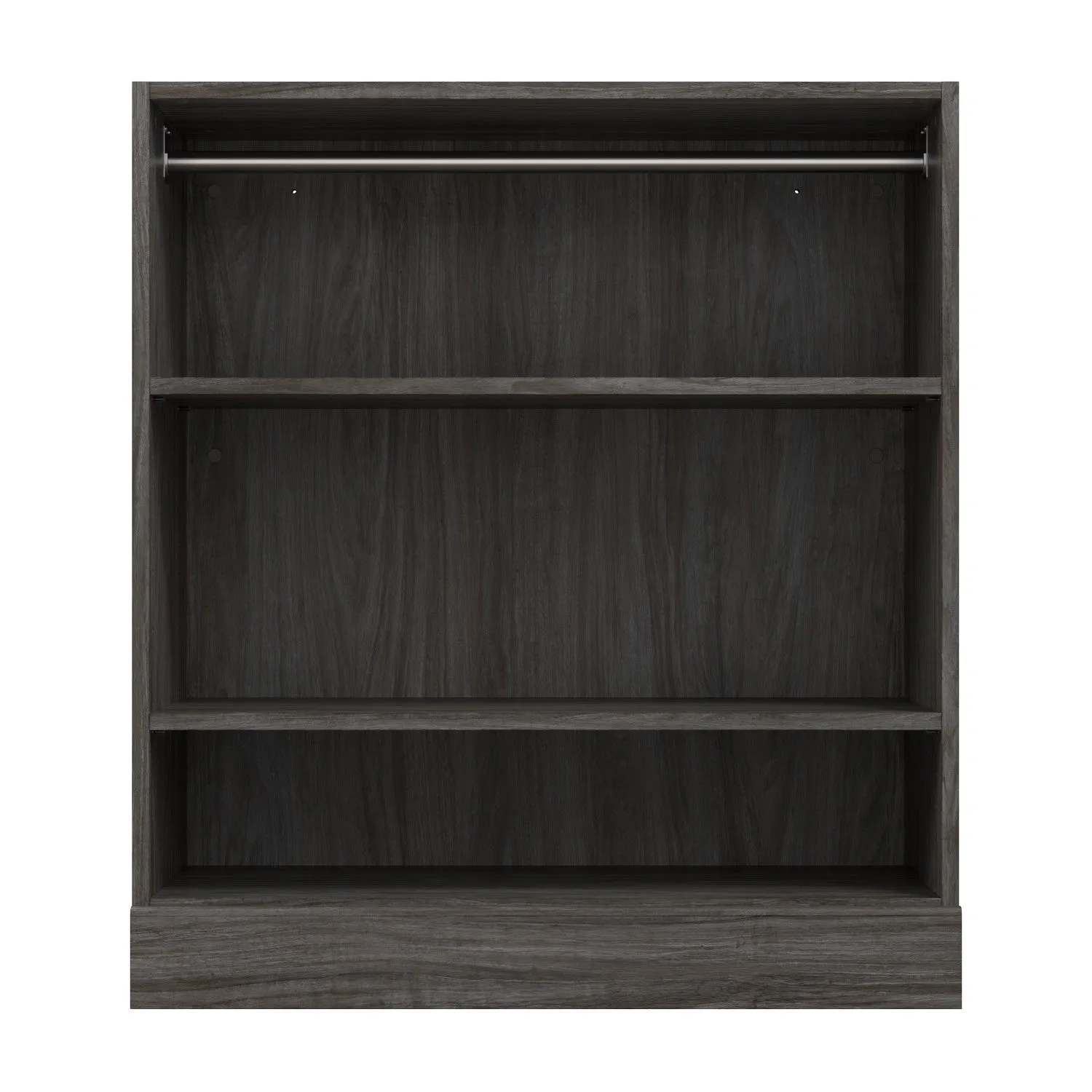 Bestar Versatile 36 W Small Closet Organizer - Walnut Grey|Petit organisateur de garde-robe Versatile de Bestar de 36 po (L) - gris noyer