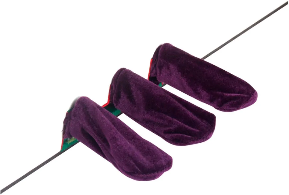 BESTonZON Piano Pedal Protective Covers 3 Pcs Plush Fabric for Sustain Pedal Elegant
