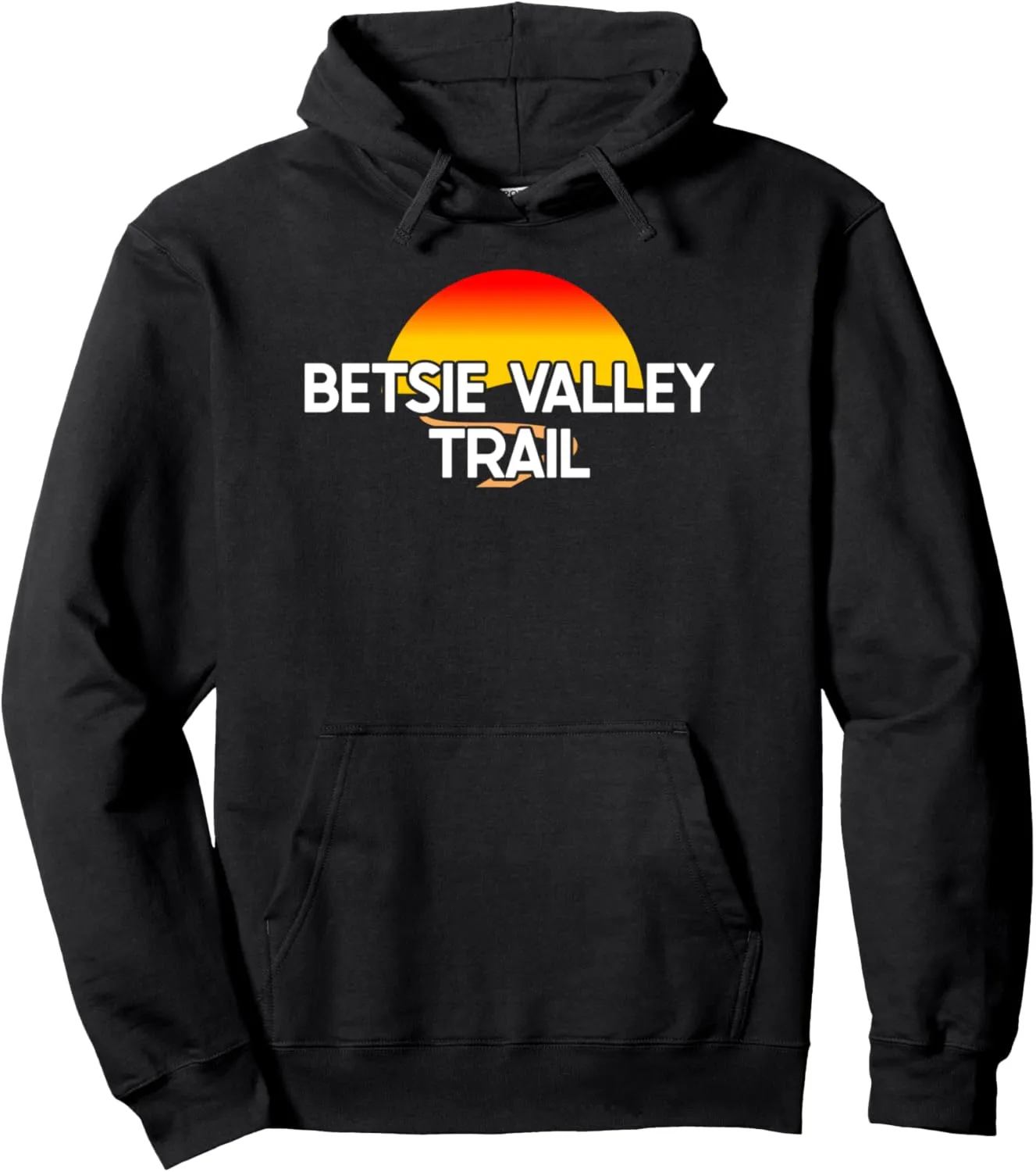 Betsie Valley Trail USA Rail Trail Biking Pullover Hoodie