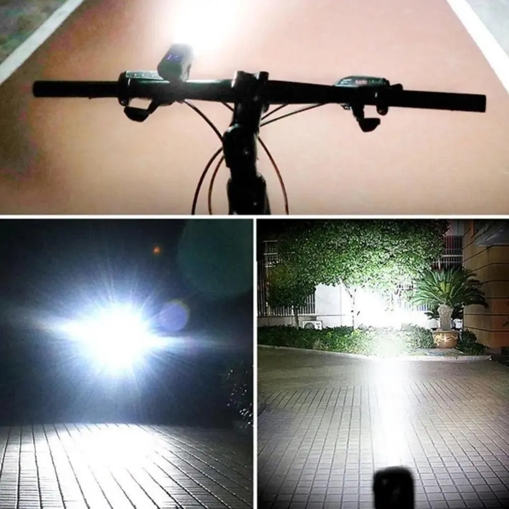 Bike Horn Light Front Bicycle Lighting Bicycle Lamps with Electric