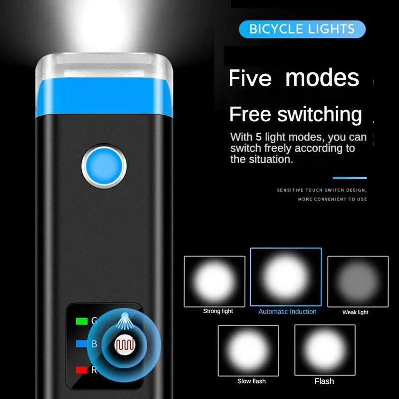 Bike Horn Light Front Bicycle Lighting Bicycle Lamps with Electric