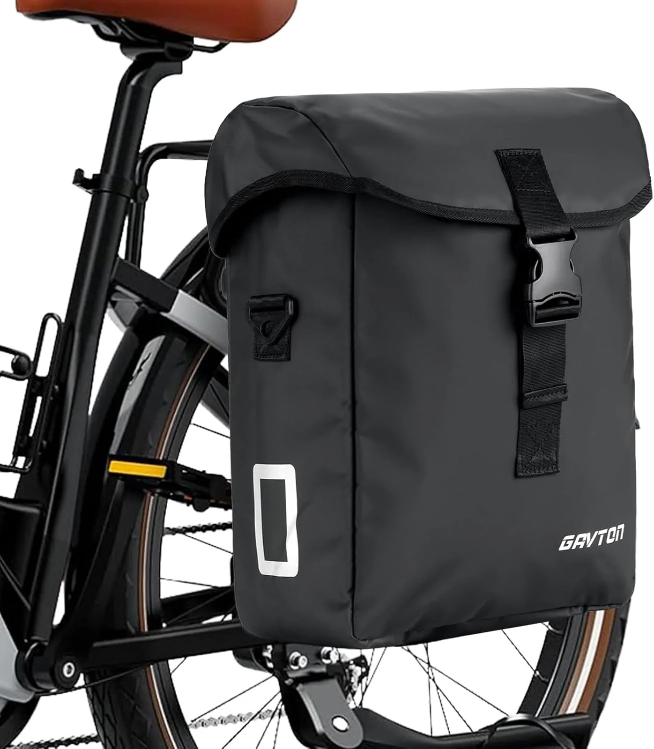 Bike Panniers Waterproof Electric Bike Rear Rack Bag 13L Capacity For Ebike Rear Seat Bicycle Panniers for Cycling Traveling Commuting