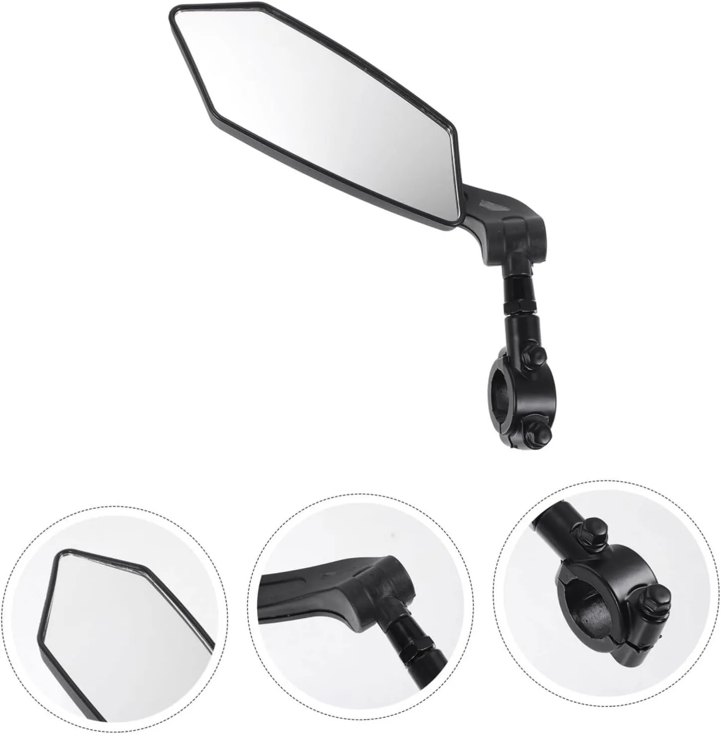 Bike Rearview Mirrors Set Wide Angle Bicycle Rear View Mirror for Safe Riding