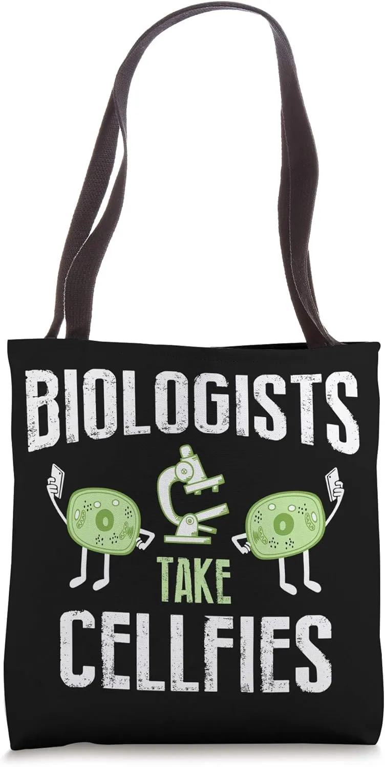 Biologist Cellfies Student Teacher Biology Tote Bag