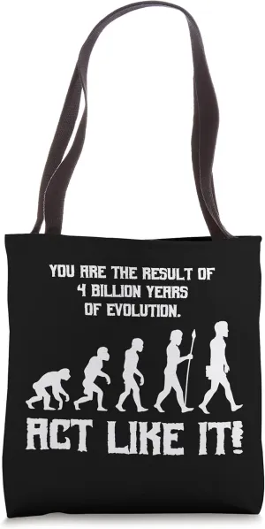 Biologist Evolution Darwin Student Teacher Biology Tote Bag