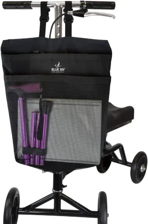 Blue Jay An Elite Healthcare Brand Hold My Stuff’ Unisex Carry Bag for Knee Scooters - Lightweight and Heavy-Duty Storage Bag for Wheelchairs - Mobility Scooter Accessories