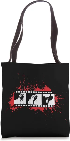 Bouldering Climbing Climber Boulder Alpinist Mountain Nature Tote Bag