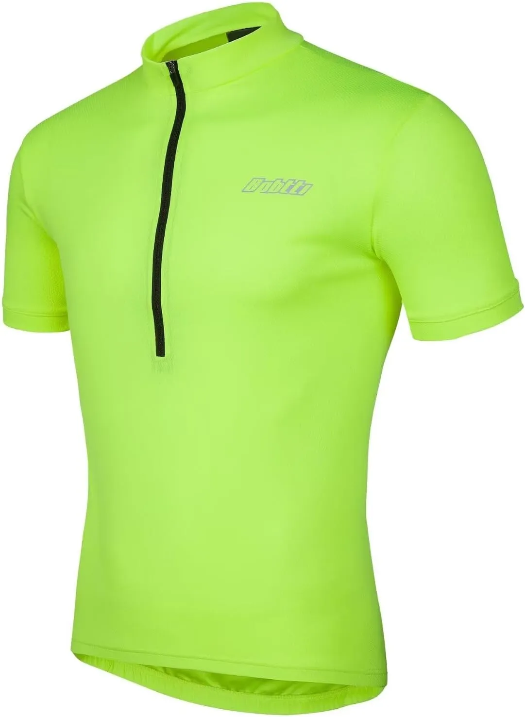 bpbtti Men's Cycling Jersey Short Sleeve Bike Biking Shirts with Half Front Zipper & 3-Rear Pockets