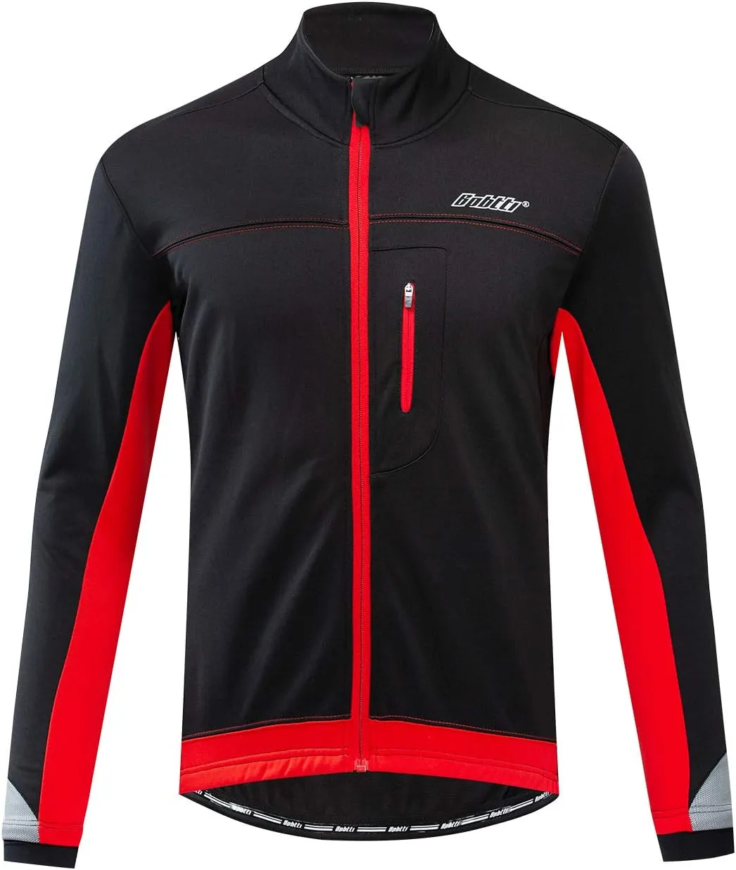 bpbtti Men’s Softshell Cycling Running Thermal Jacket Proformance Coat for Winter – Windproof, Breathable and Reflective