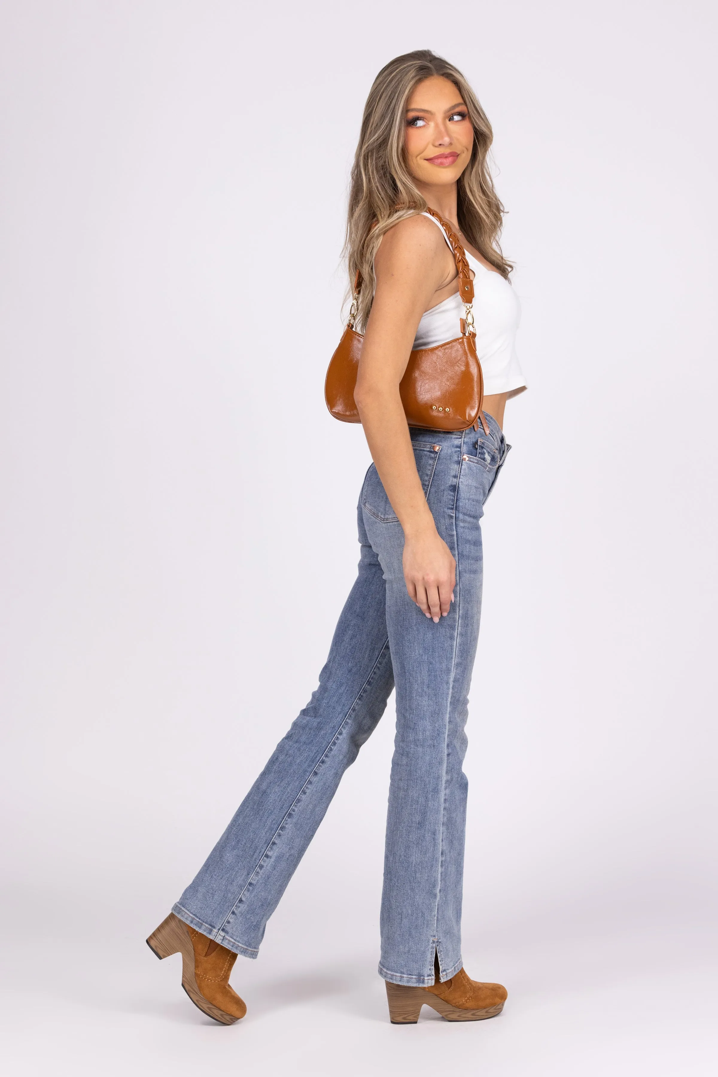 Brynlee Braided Vegan Leather Crossbody & Shoulder Bag/ Purse