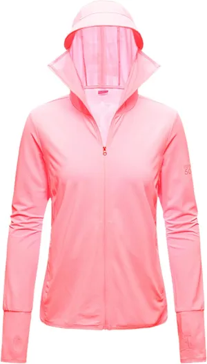 C2M Women's UPF 50  Sun Protection Shirt Hooded Cycling Fishing Jacket