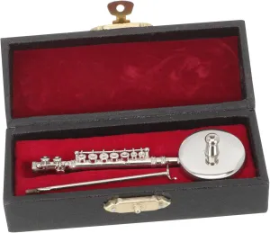 Cabilock 3D Miniature Flute Miniature Musical Instrument Model Miniature Flute for Dec