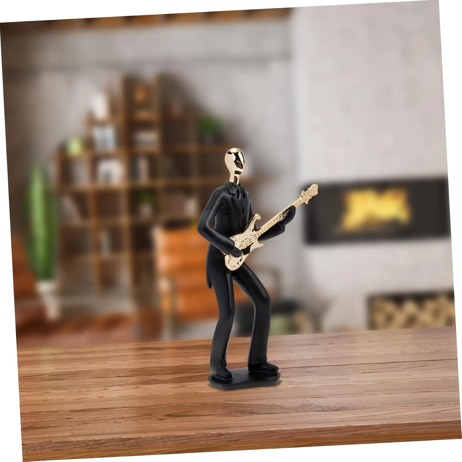 Cabilock Musical Figure Model Decor Statue for Home Office Unique Music Performance Adornment for Music Sturdy Design for Use
