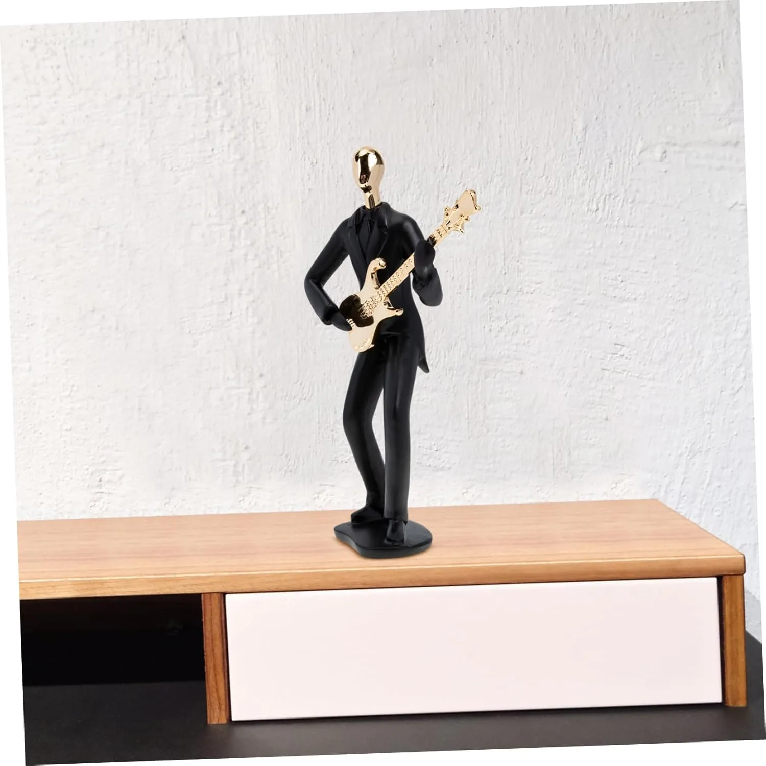 Cabilock Musical Figure Model Decor Statue for Home Office Unique Music Performance Adornment for Music Sturdy Design for Use