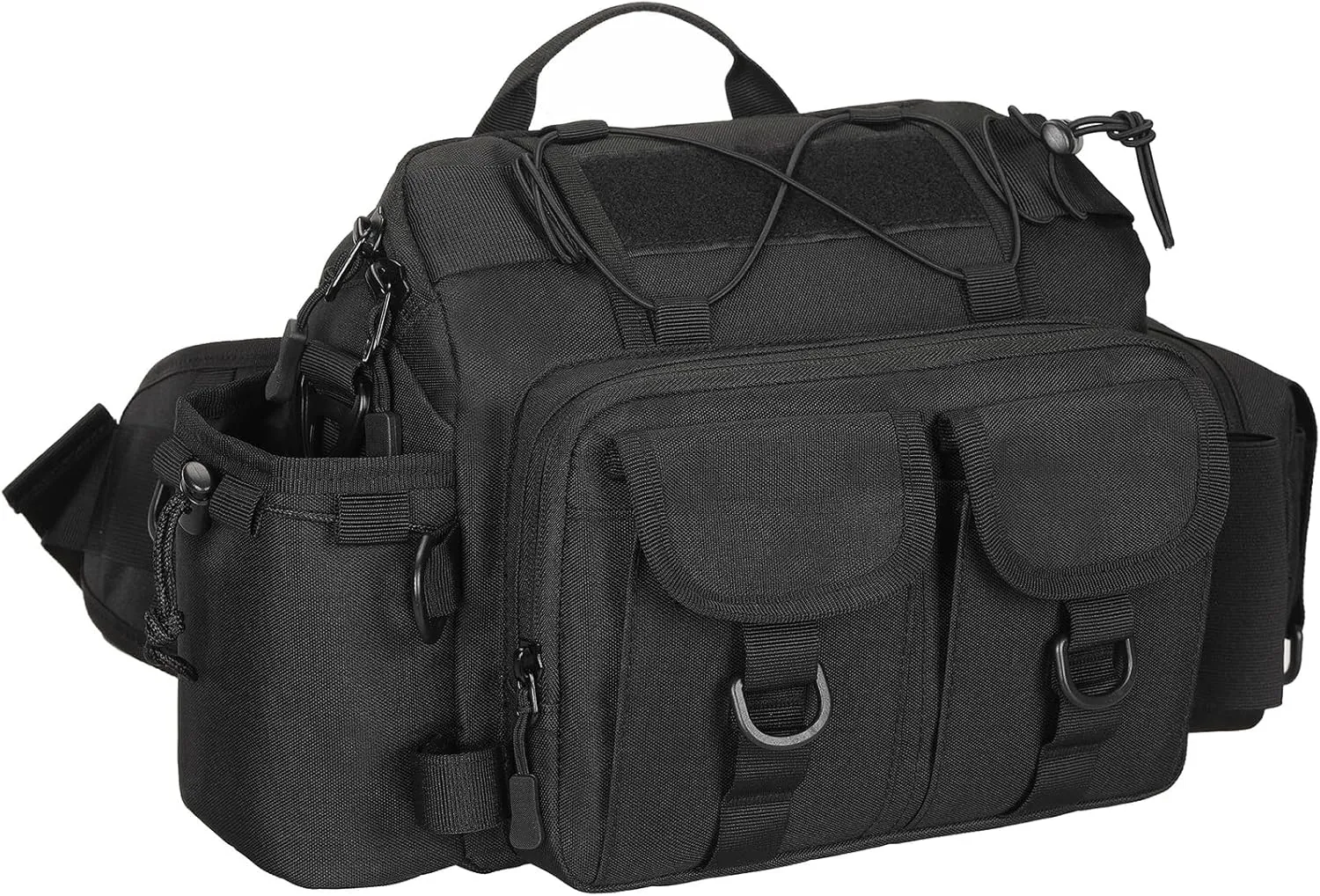 CamGo Tactical Range Bag Large Outdoor Hiking Waist Pack EDC Utility Crossbody Messenger Bag Lumbar Gear Pouch