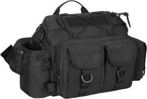 CamGo Tactical Range Bag Large Outdoor Hiking Waist Pack EDC Utility Crossbody Messenger Bag Lumbar Gear Pouch