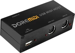 CAMOLA USB Host MIDI Interface1-in and 1-out, Advanced MIDI Host Box High Speed USB to MIDI Converter, standard MIDI 16 channels