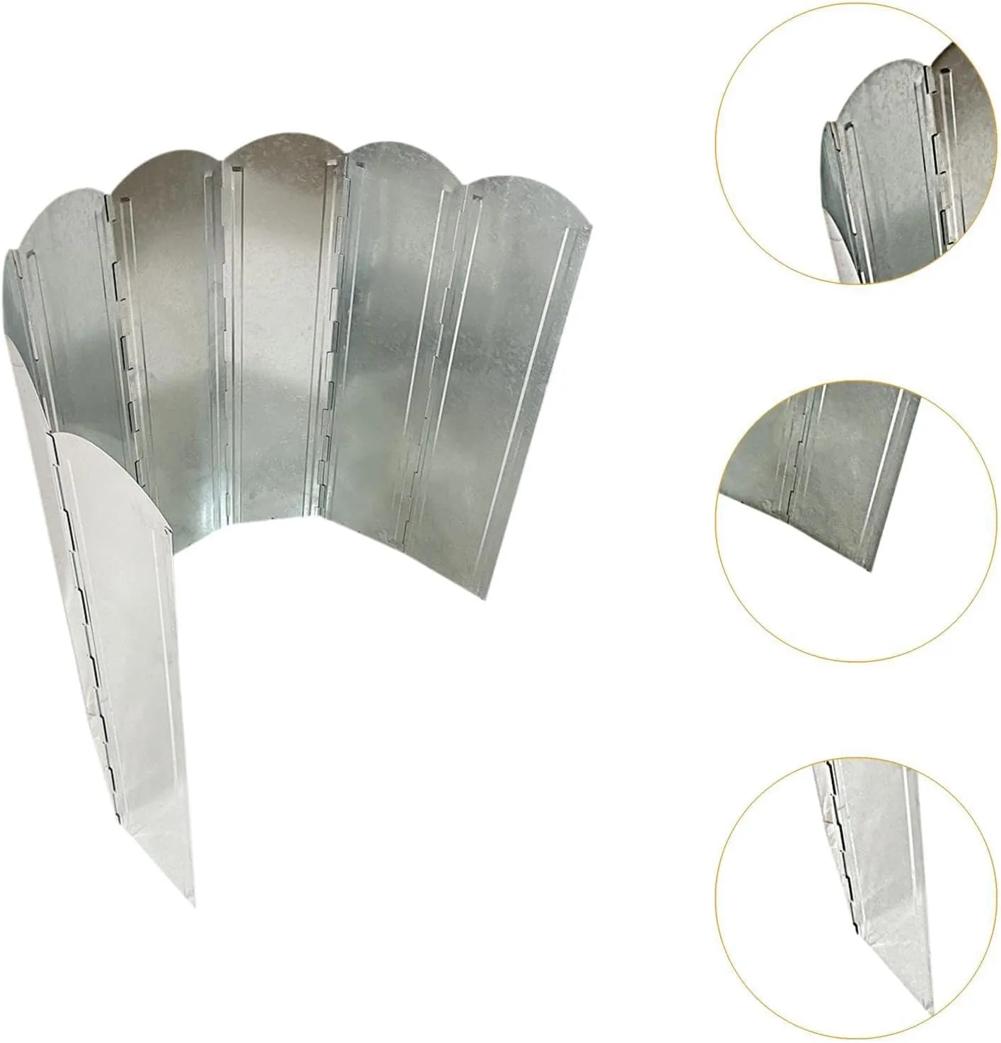 Camping Stove Windscreen, Folding Stove Wind Shield Grill Camp Stove Wind Screen Cooker for Barbecue Backpacking, Camping BBQ