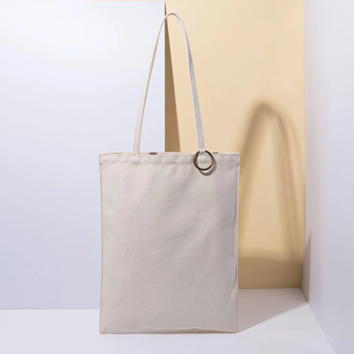 Canvas bag female ins simple cloth bag Korean version Japanese student art large-capacity portable shoulder bag
