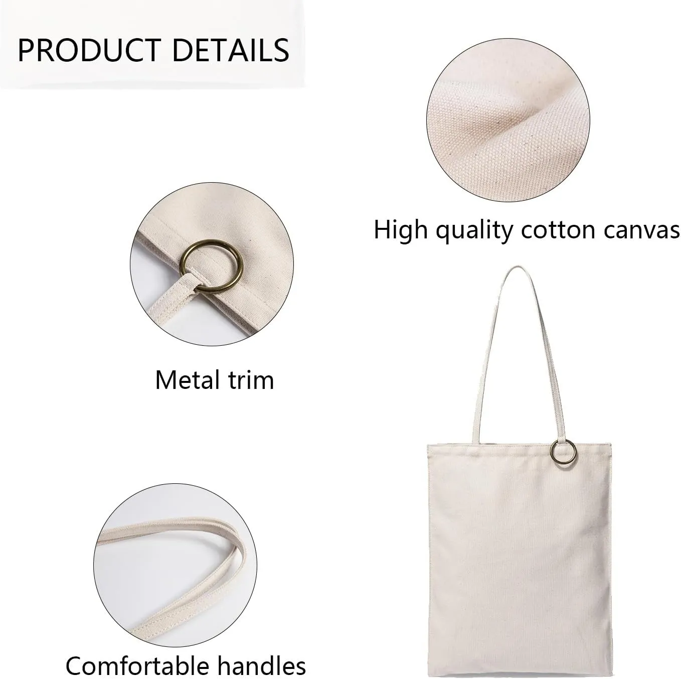 Canvas bag female ins simple cloth bag Korean version Japanese student art large-capacity portable shoulder bag
