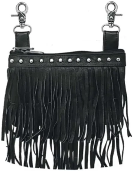 Canvas Purse for Women, Crossbody Bag, Clip-on Loop Hanging Wallet