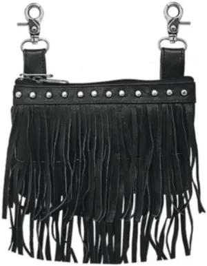 Canvas Purse for Women, Crossbody Bag, Clip-on Loop Hanging Wallet